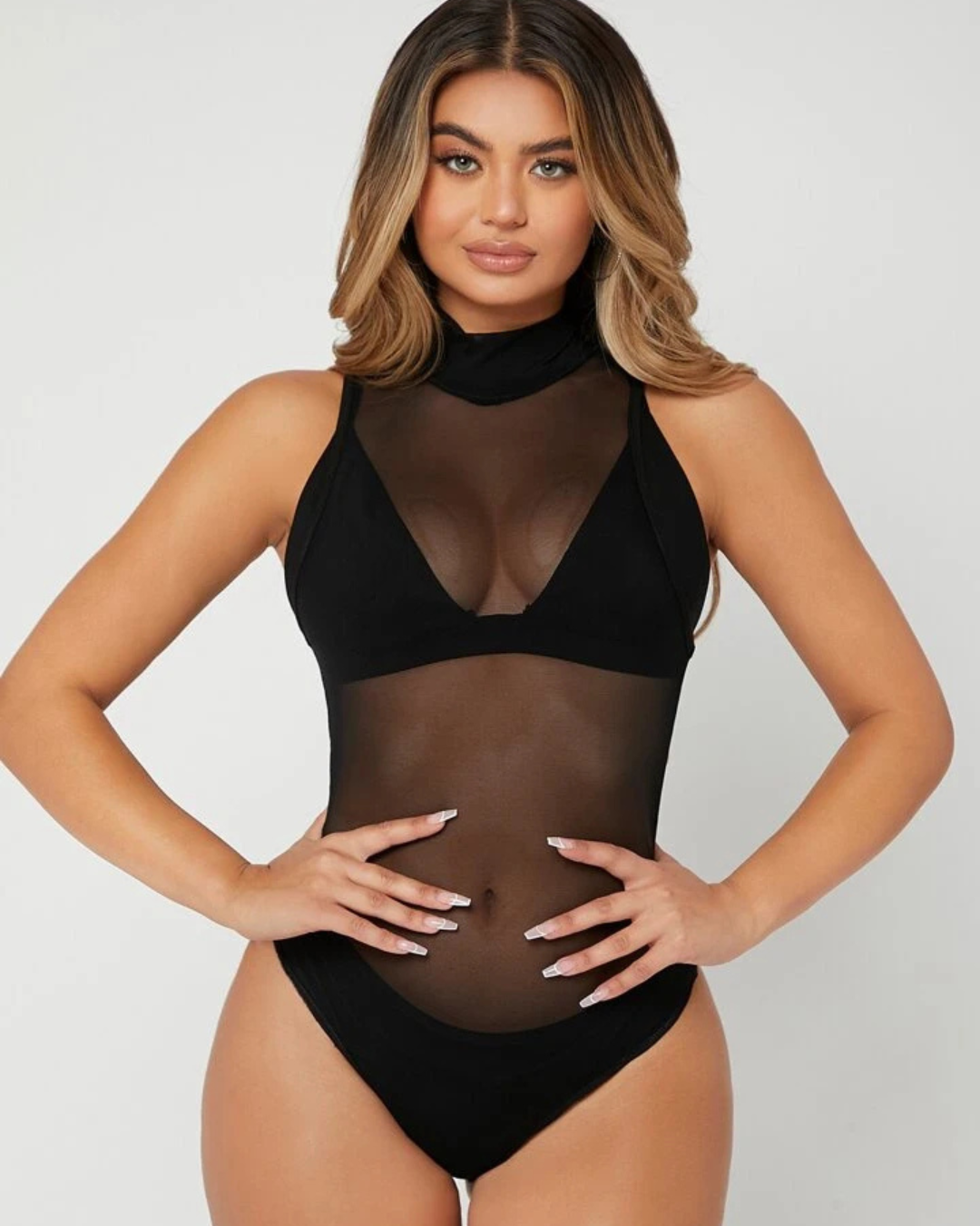 Mesh Noir Bodysuit